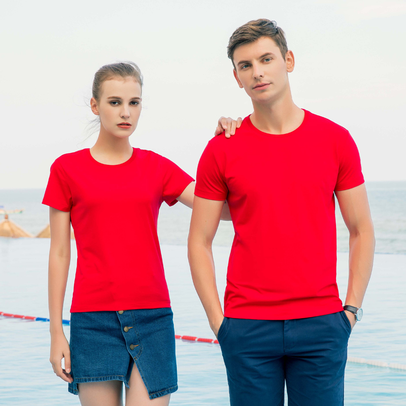 圓領(lǐng)純棉工衣T恤衫訂做廠家 圓領(lǐng)純棉工衣T恤衫訂做廠家